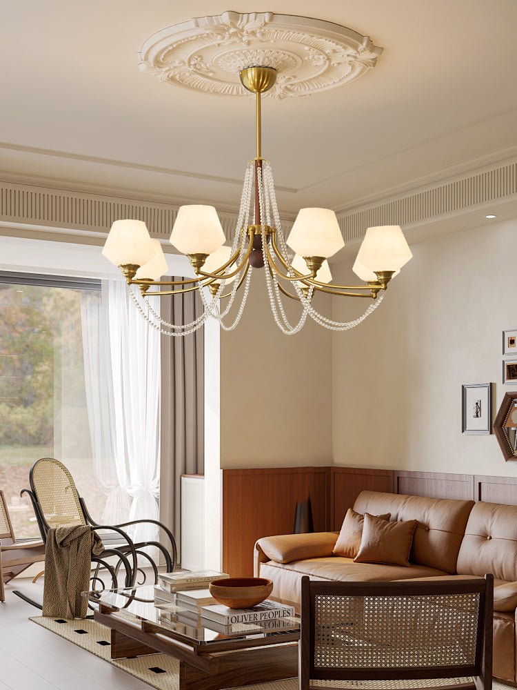 Othaus Traditional Elegance Vintage Wood Chandelier