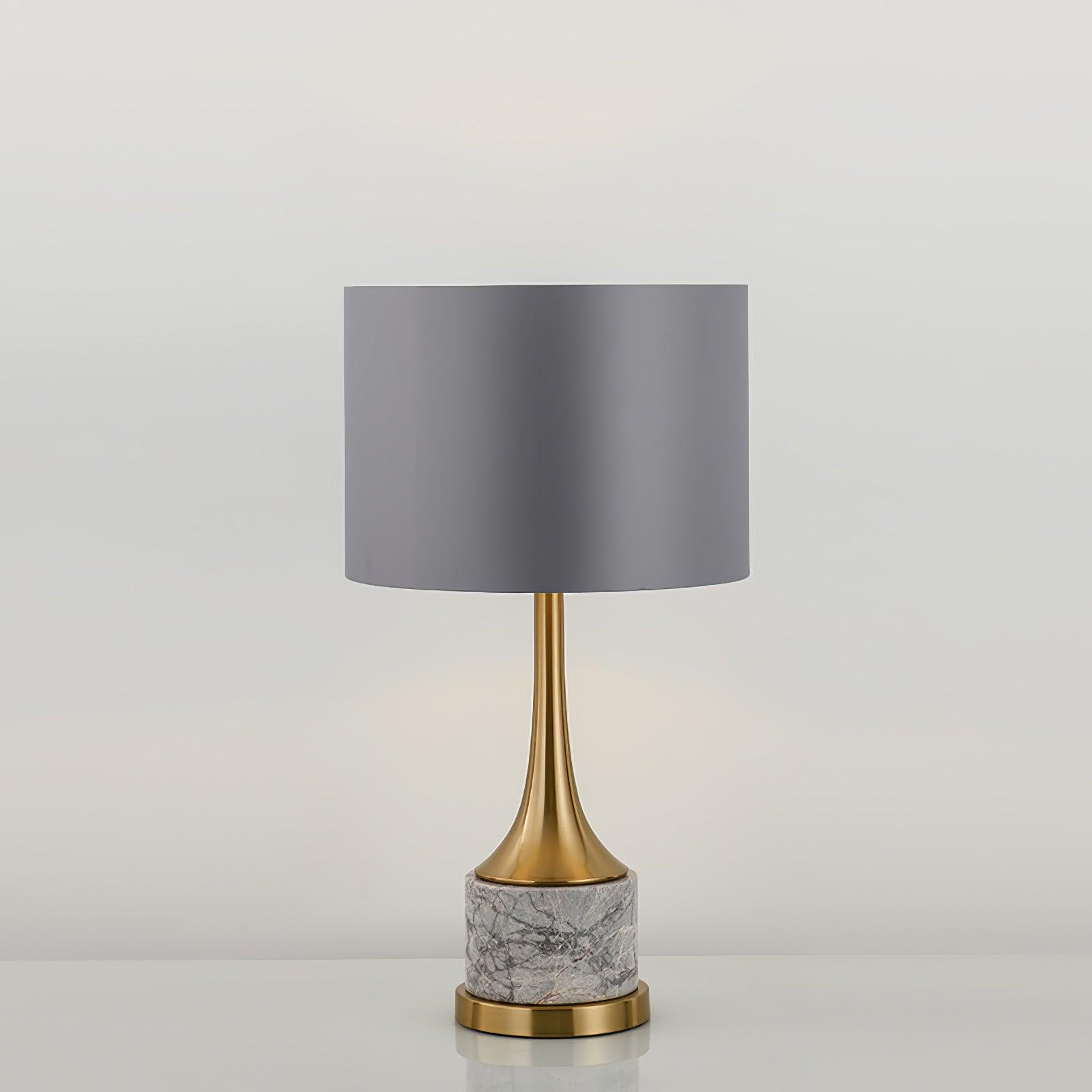 Yeth Marble Fabric Table Lamp