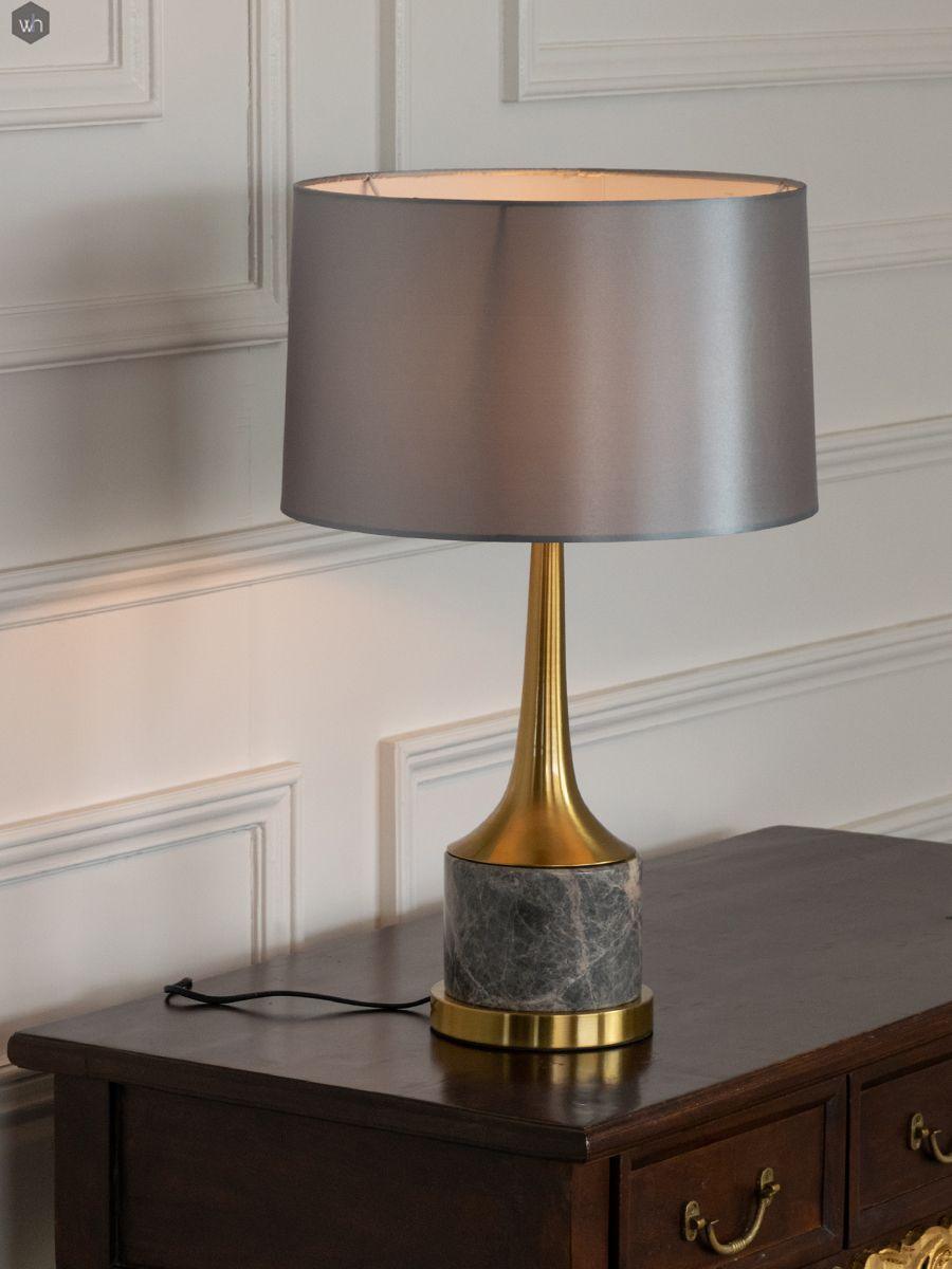 Yeth Marble Fabric Table Lamp