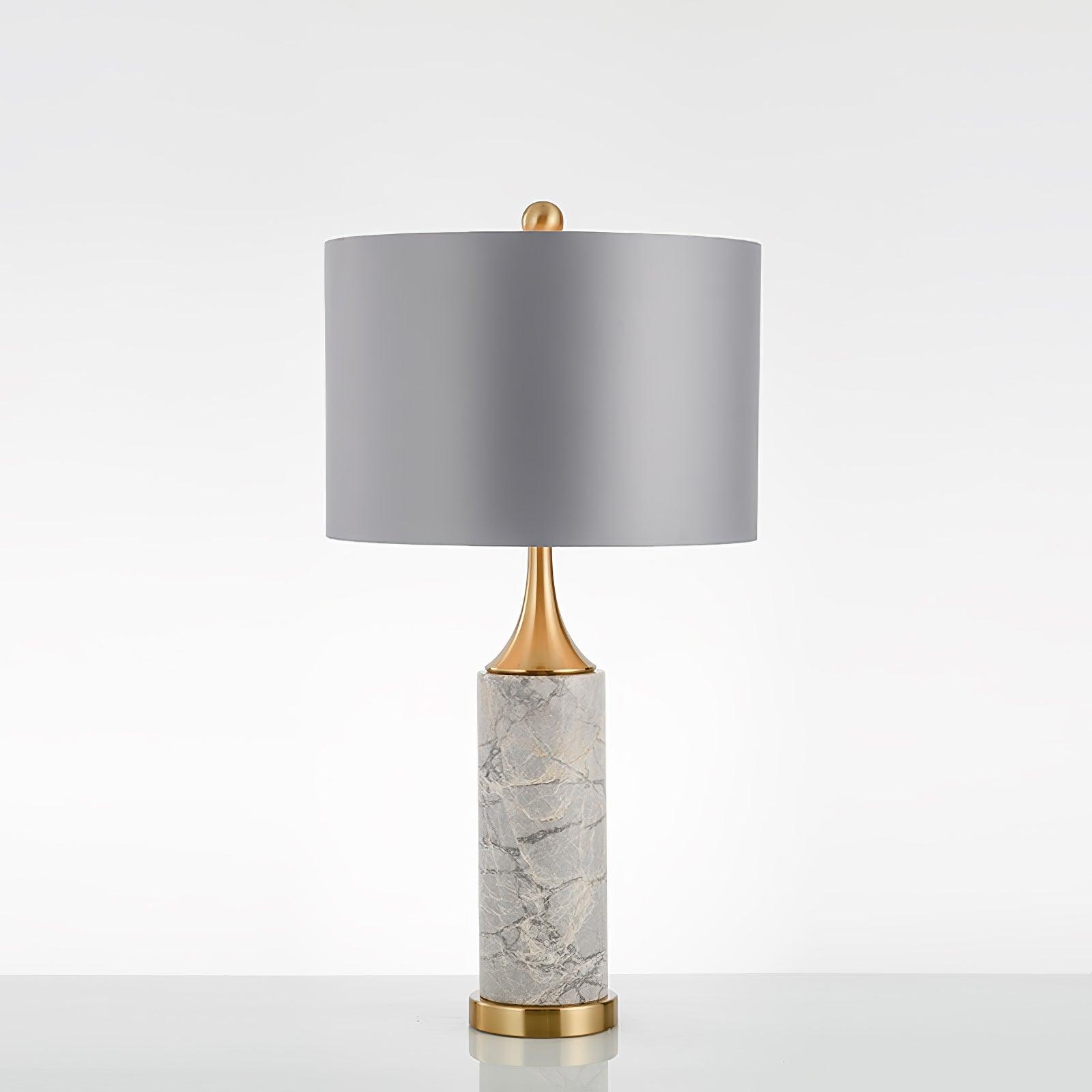 Yeth Marble Fabric Table Lamp