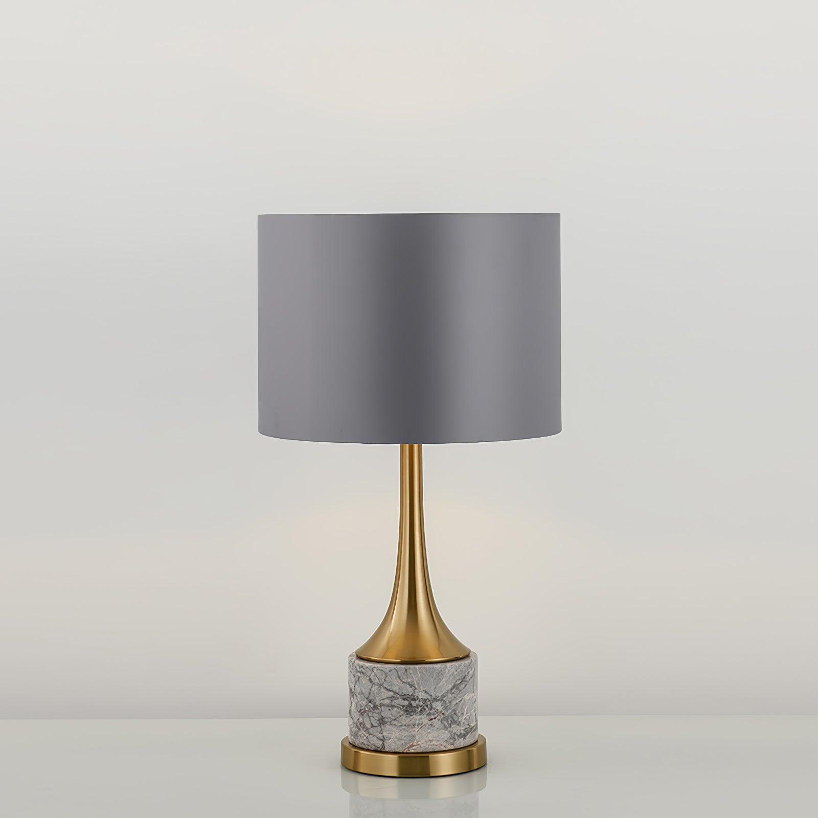 Yeth Marble Fabric Table Lamp