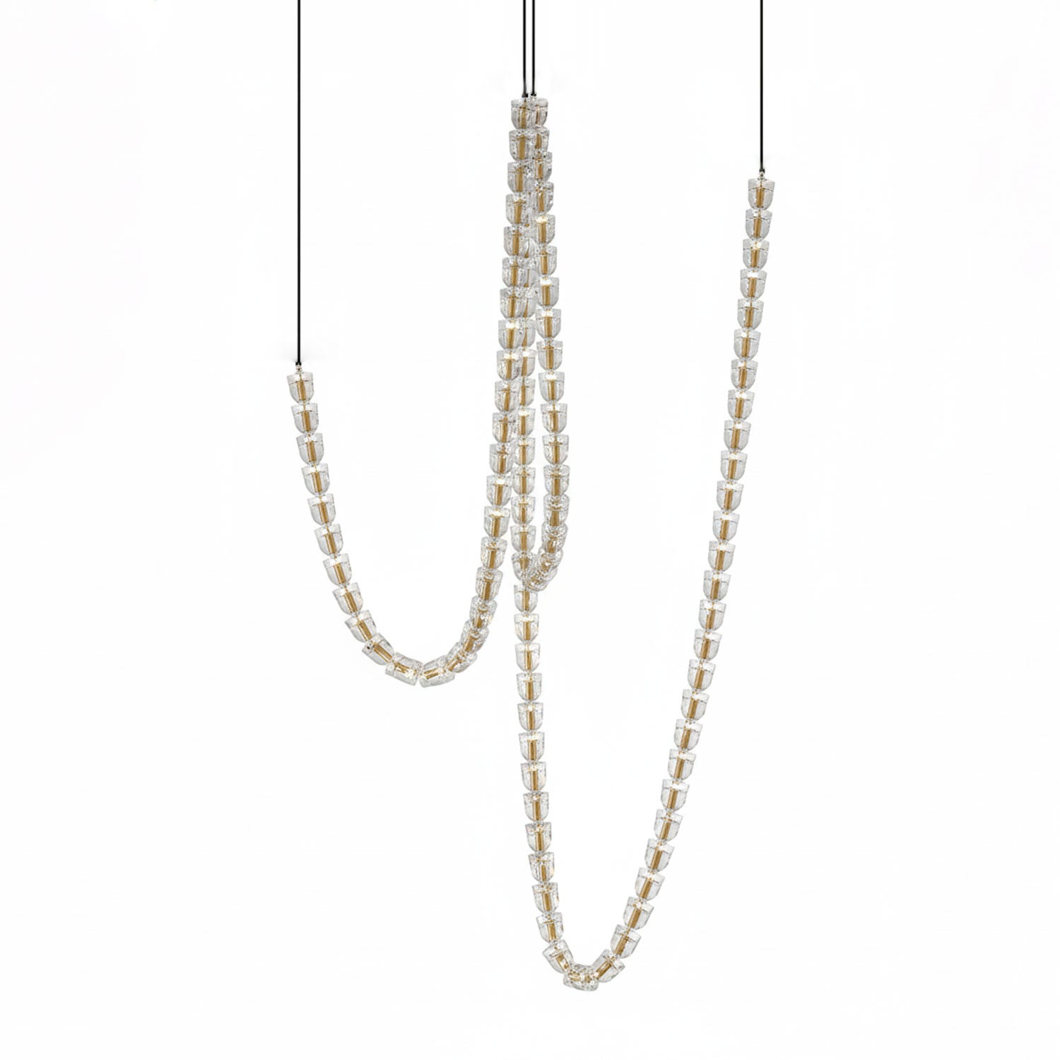Nexus Gold Crystal Chandelier