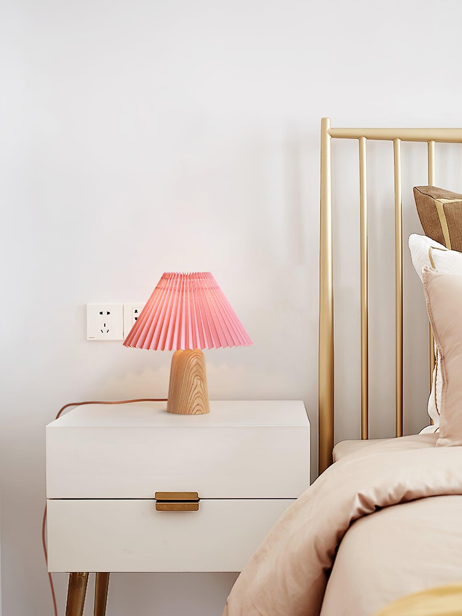 Sylineria Minimalist Wood Table Lamp