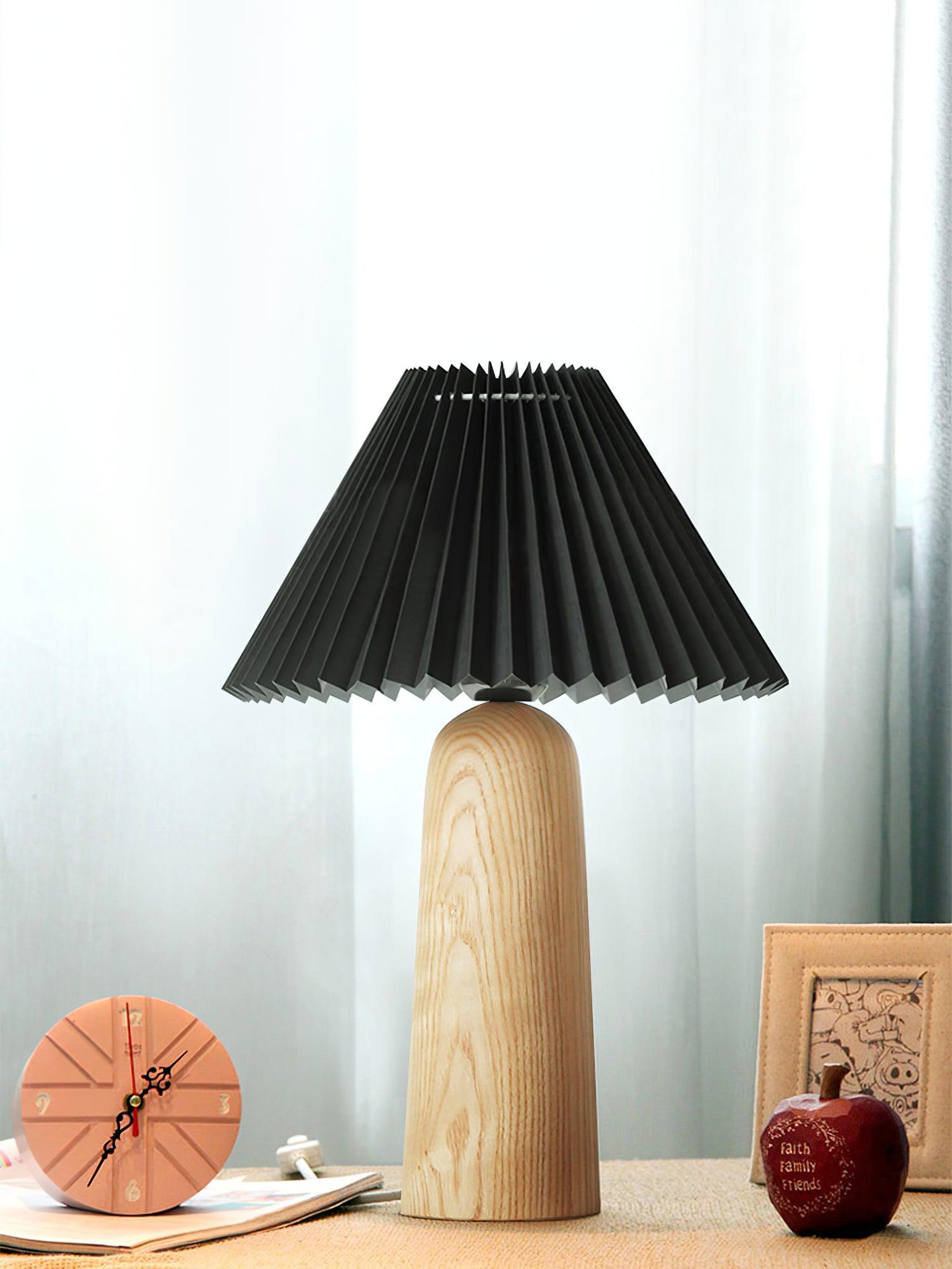 Sylineria Minimalist Wood Table Lamp