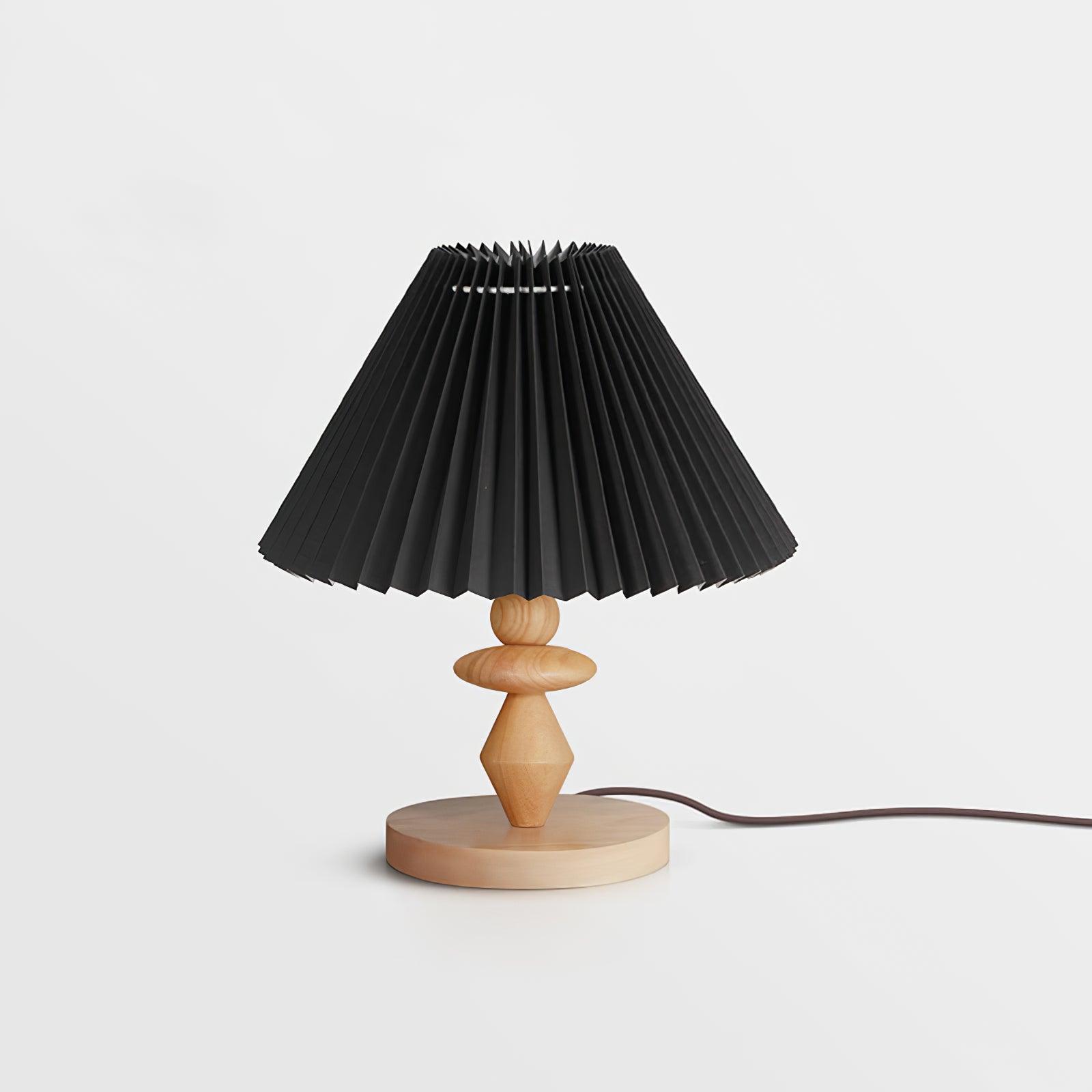 Sylineria Minimalist Wood Table Lamp