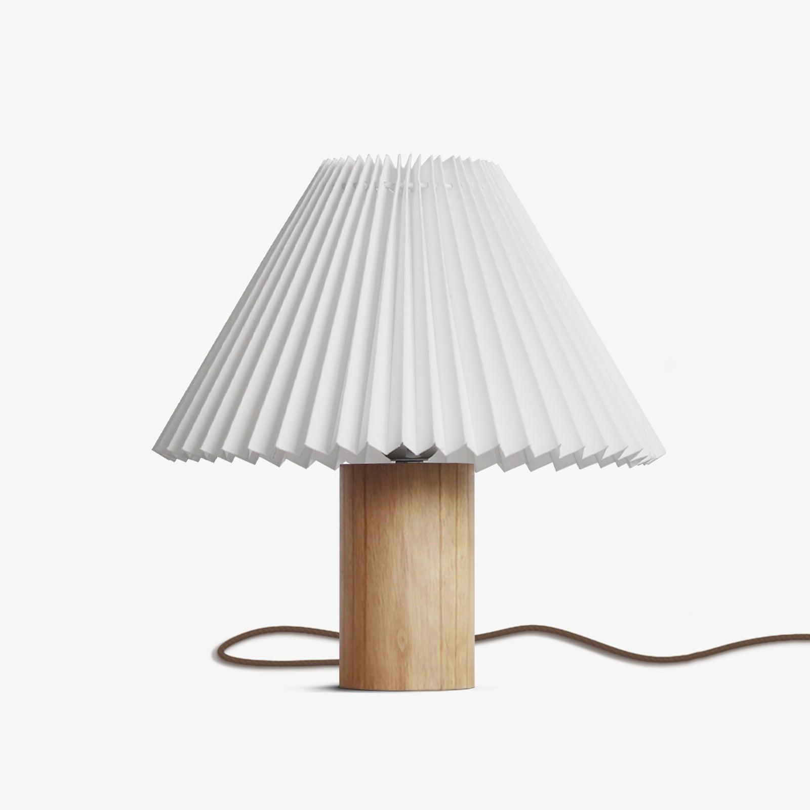 Sylineria Minimalist Wood Table Lamp
