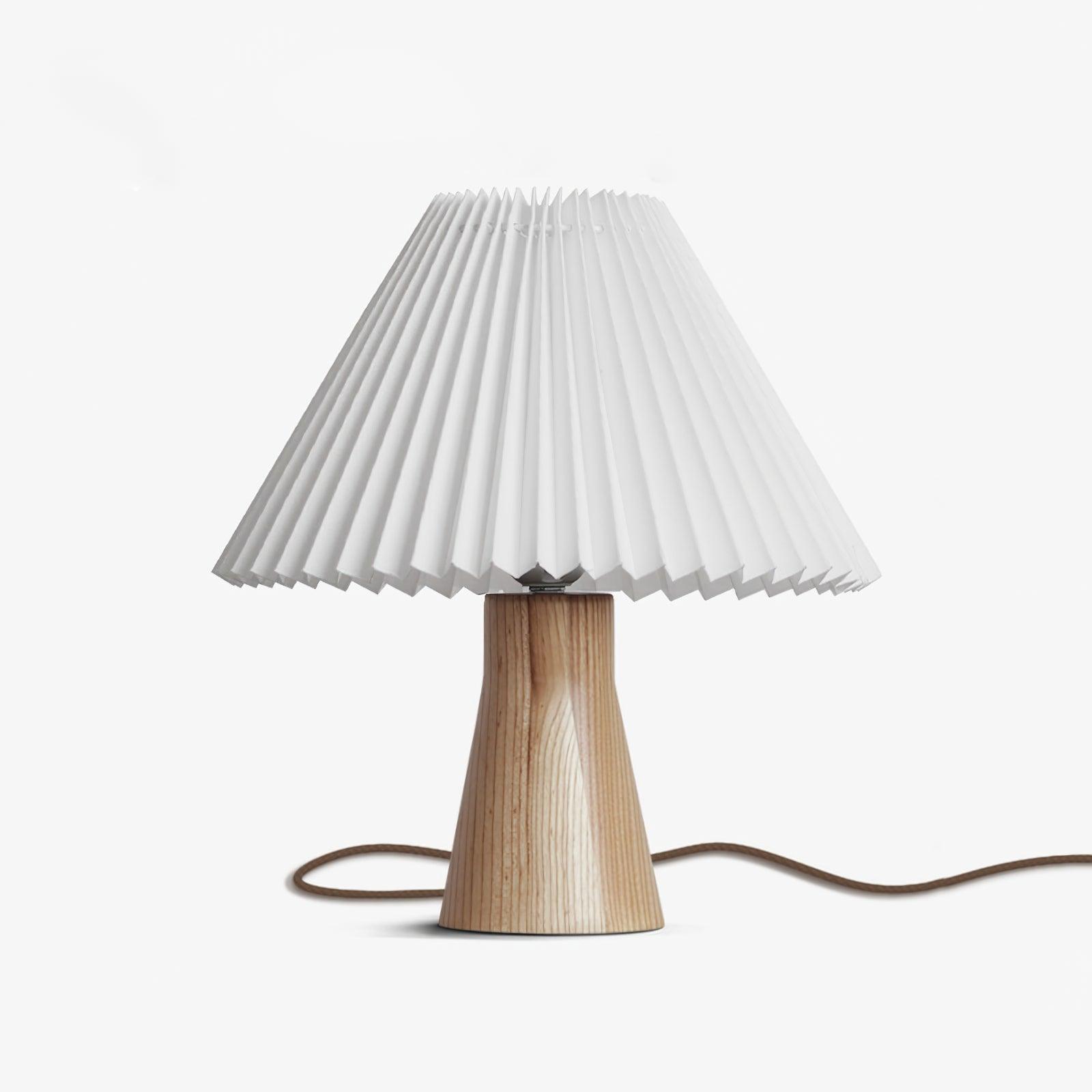 Sylineria Minimalist Wood Table Lamp