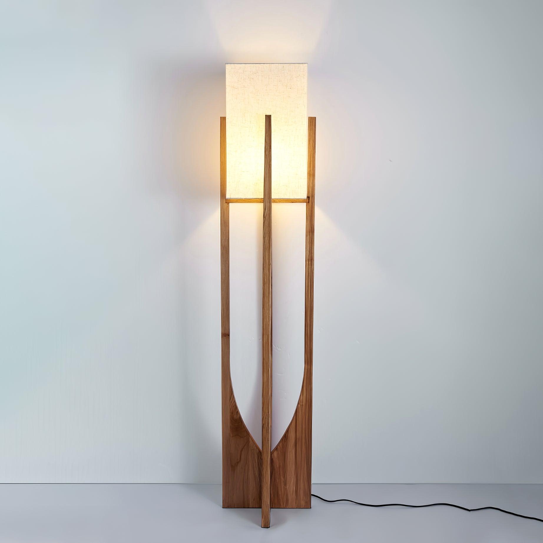 Syleia Floor Lamp Wood Modern