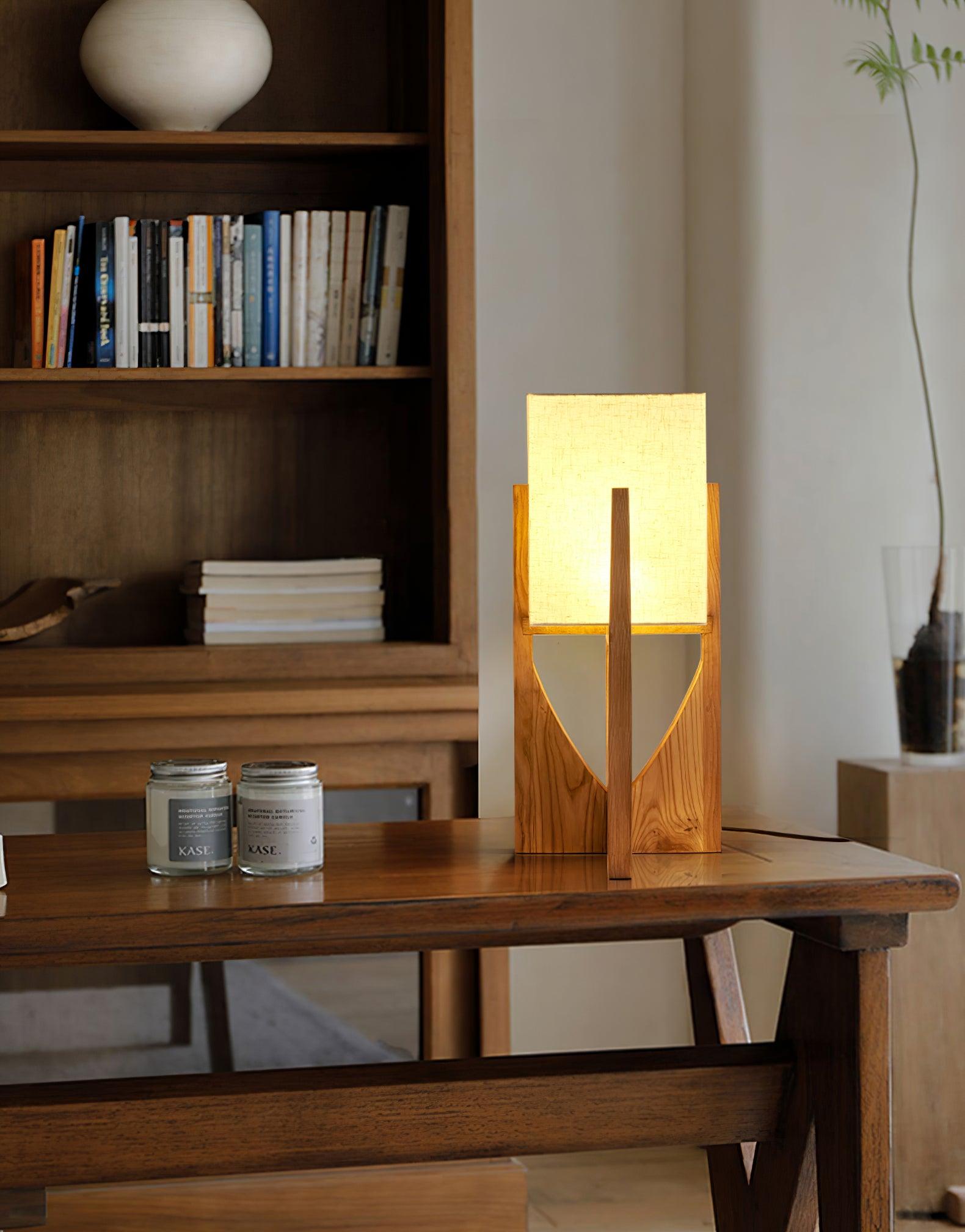 Syleia Floor Lamp Wood Modern