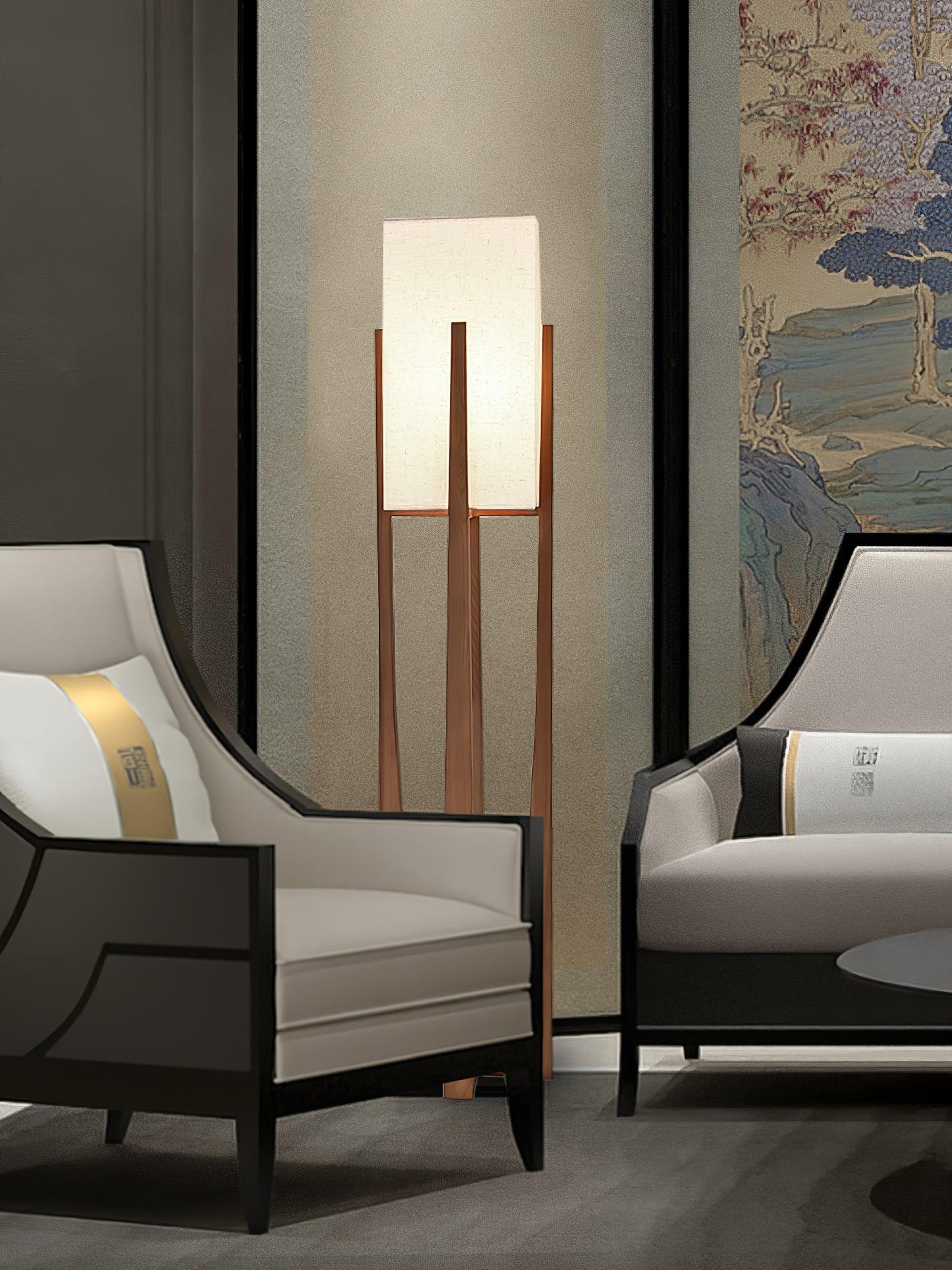 Syleia Floor Lamp Wood Modern