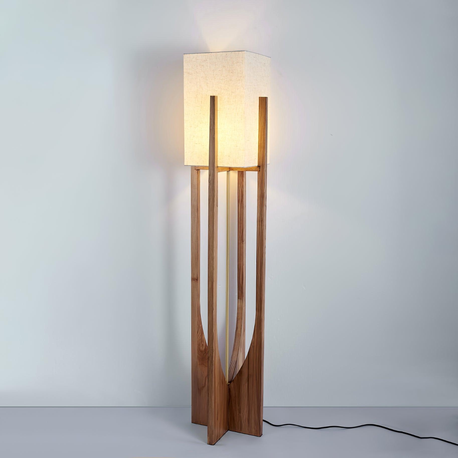 Syleia Floor Lamp Wood Modern