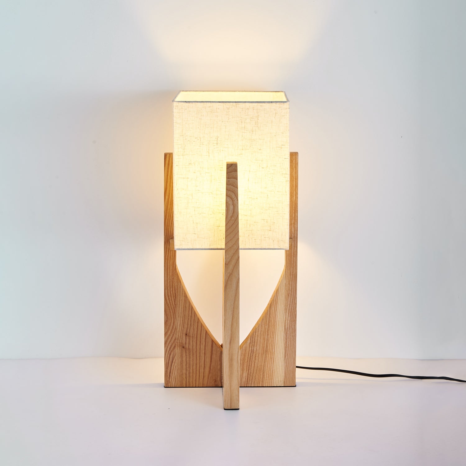 Syleia Floor Lamp Wood Modern