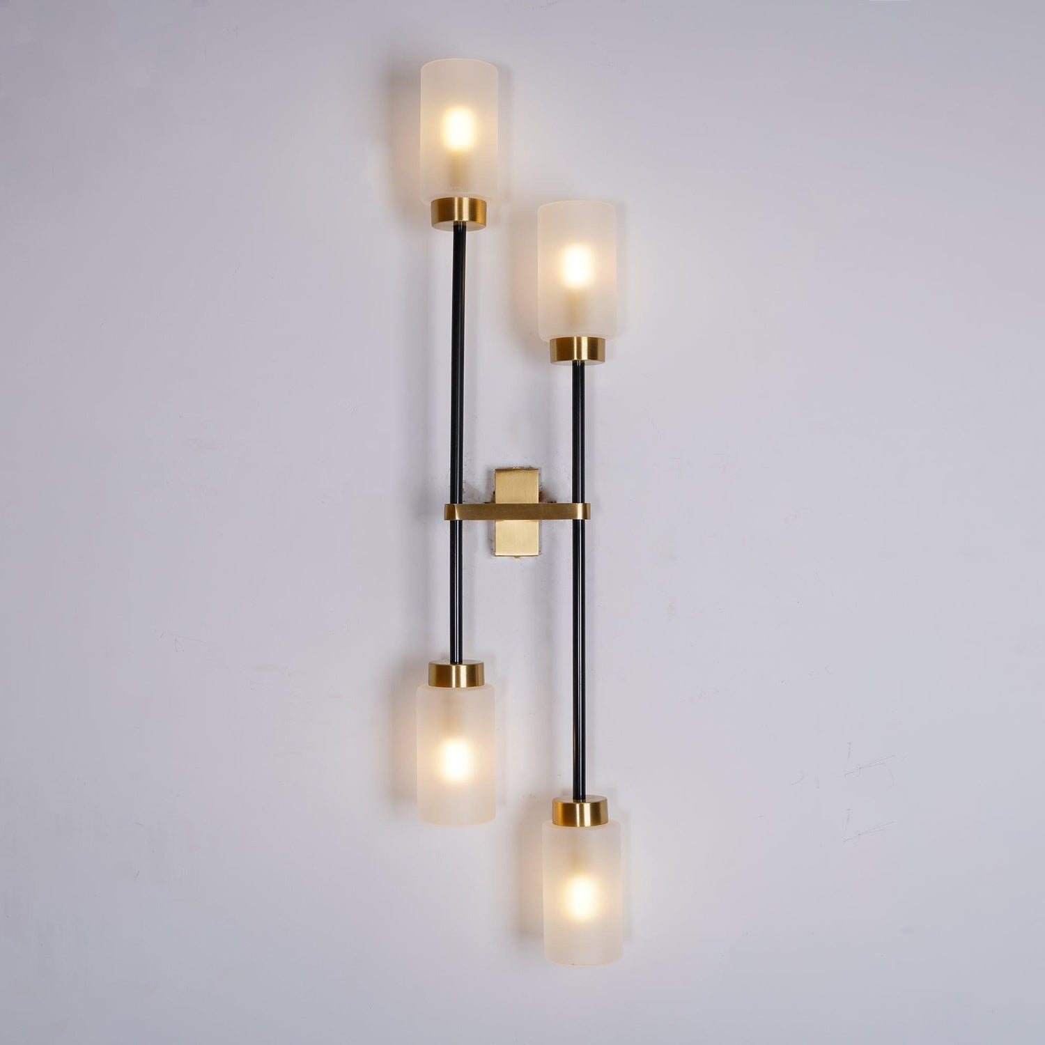 Lustra Wall Lamp Cylinder Glass Linear - Neutral Decor