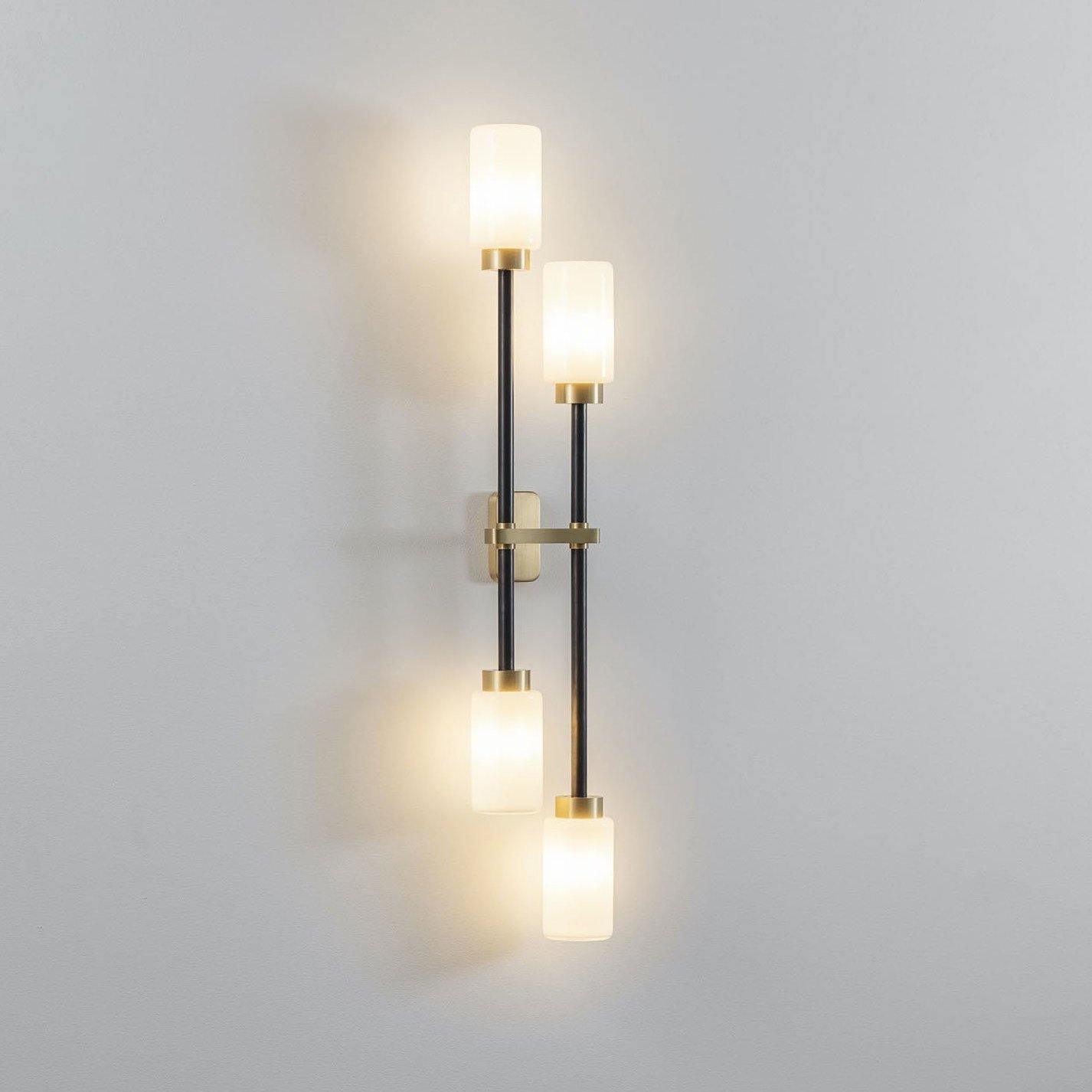 Lustra Wall Lamp Cylinder Glass Linear - Neutral Decor
