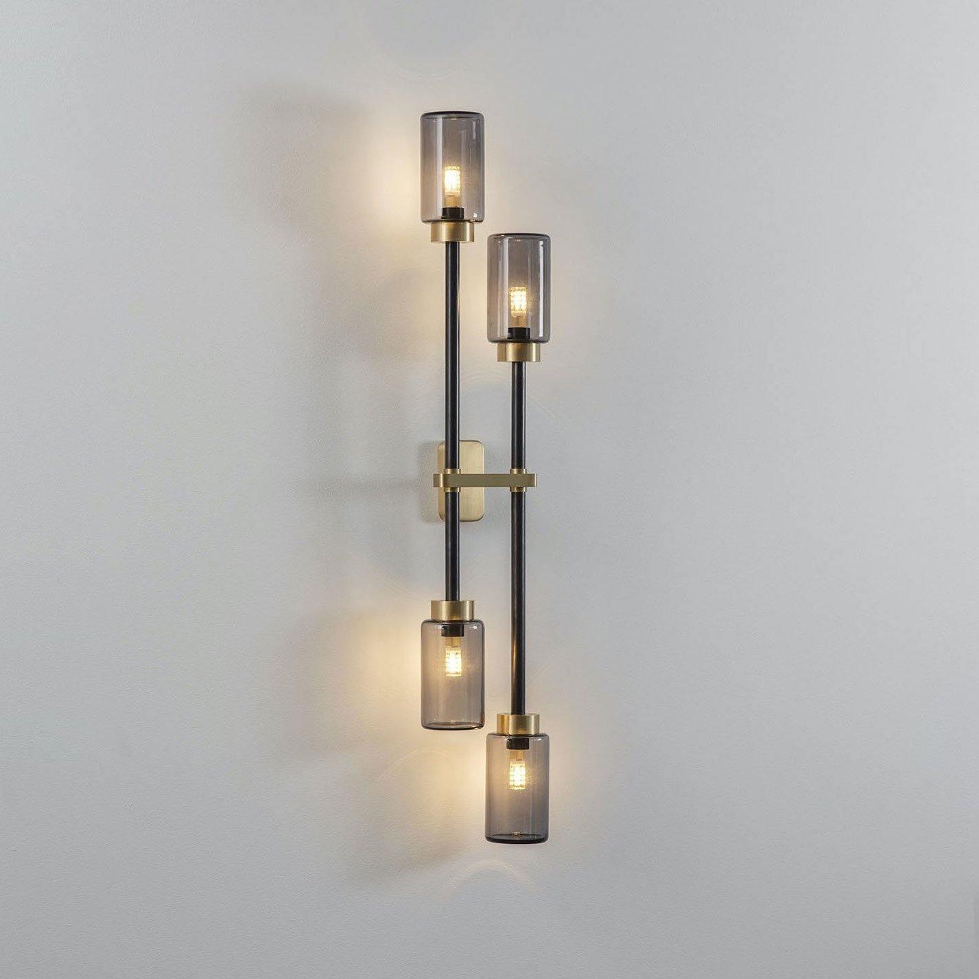 Lustra Wall Lamp Cylinder Glass Linear - Neutral Decor