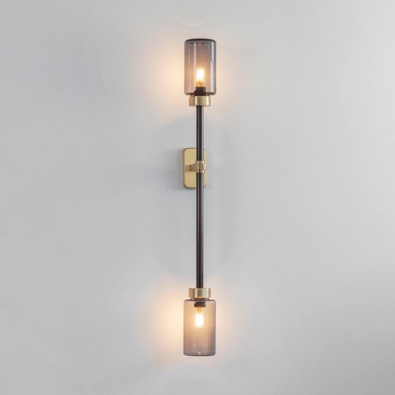 Lustra Wall Lamp Cylinder Glass Linear - Neutral Decor