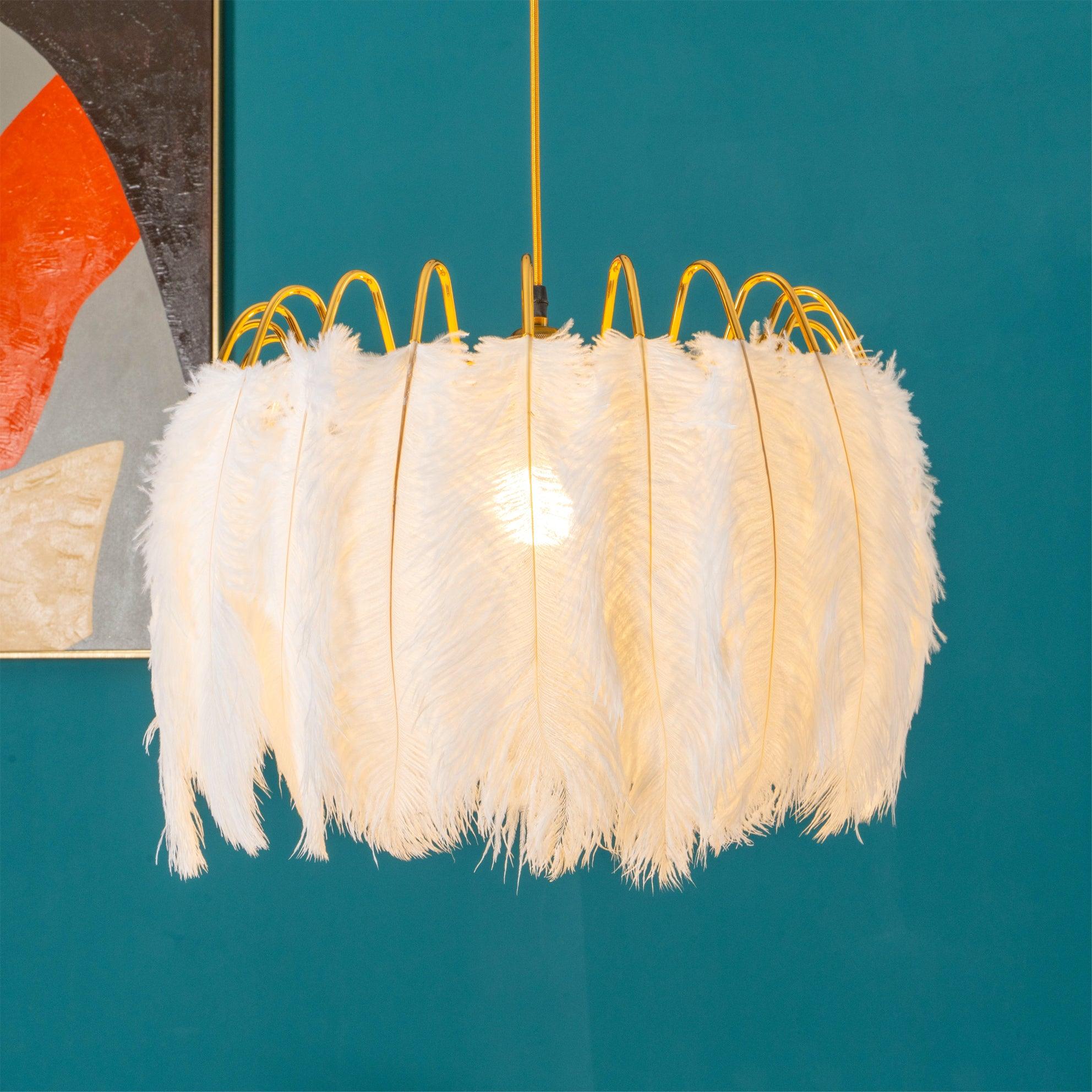 Imarisra Postmodern Luxury Feather Pendant Lamp