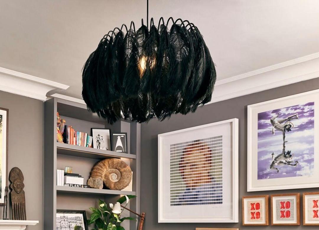 Imarisra Postmodern Luxury Feather Pendant Lamp