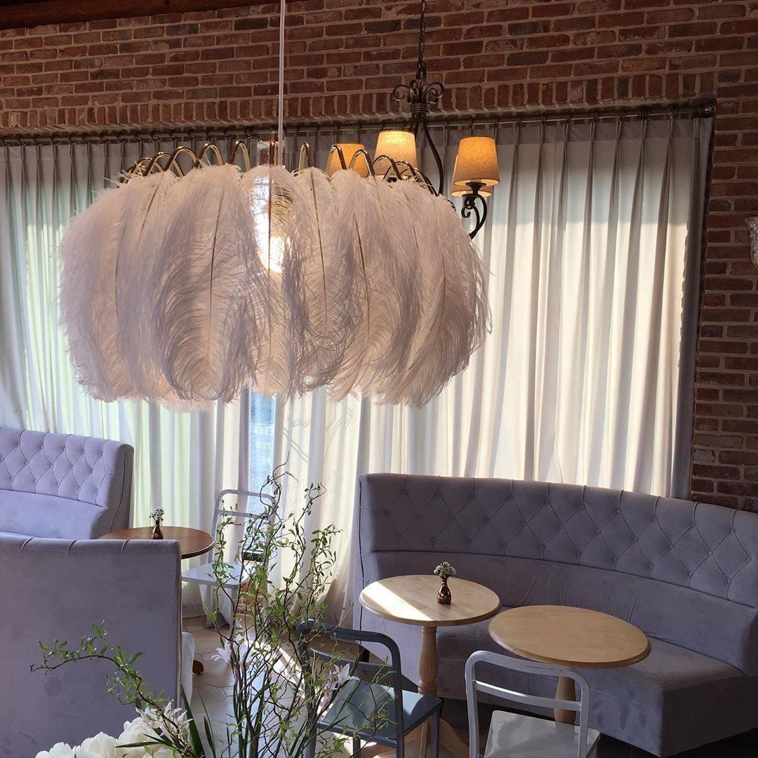 Imarisra Postmodern Luxury Feather Pendant Lamp