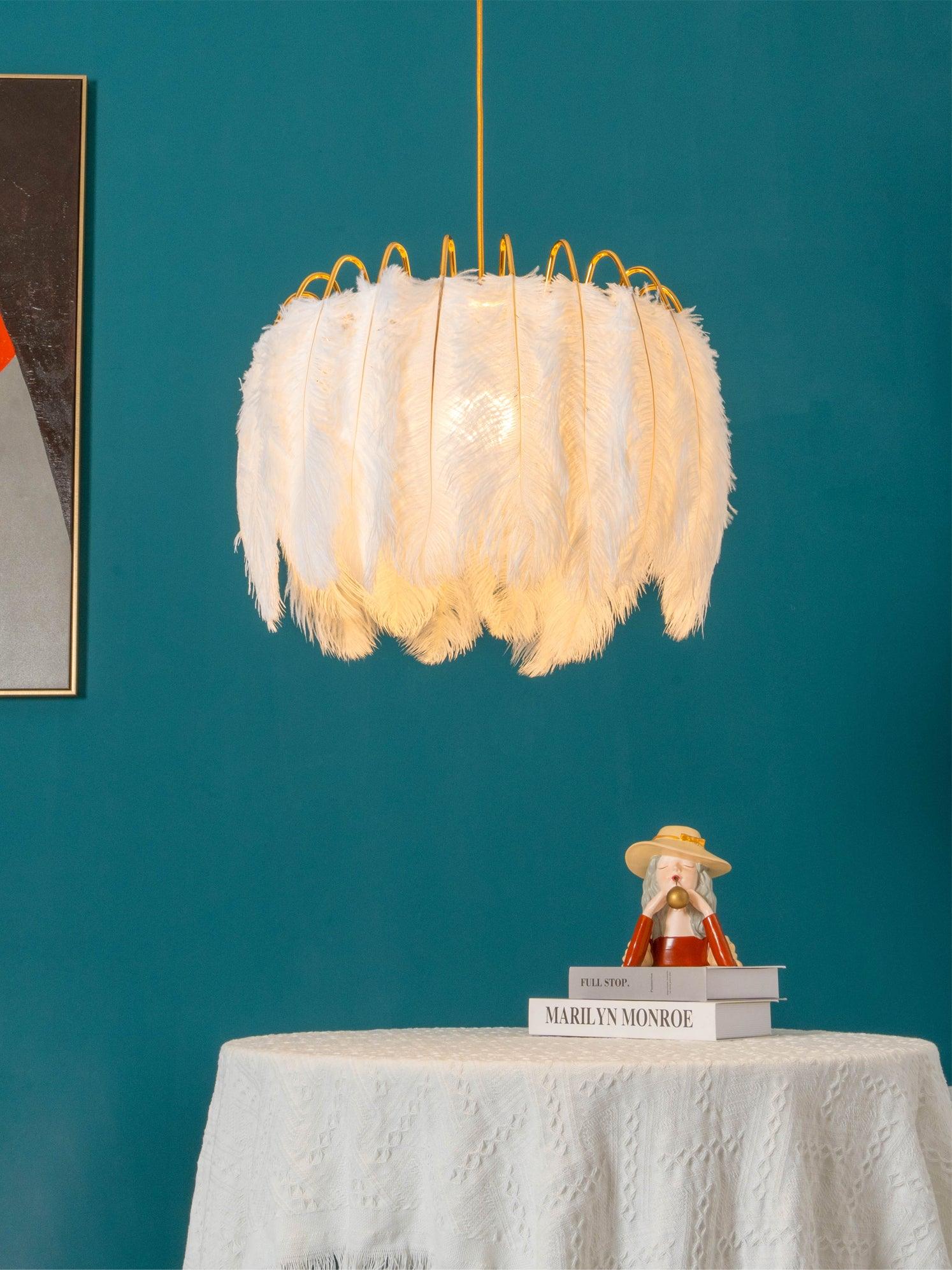 Imarisra Postmodern Luxury Feather Pendant Lamp
