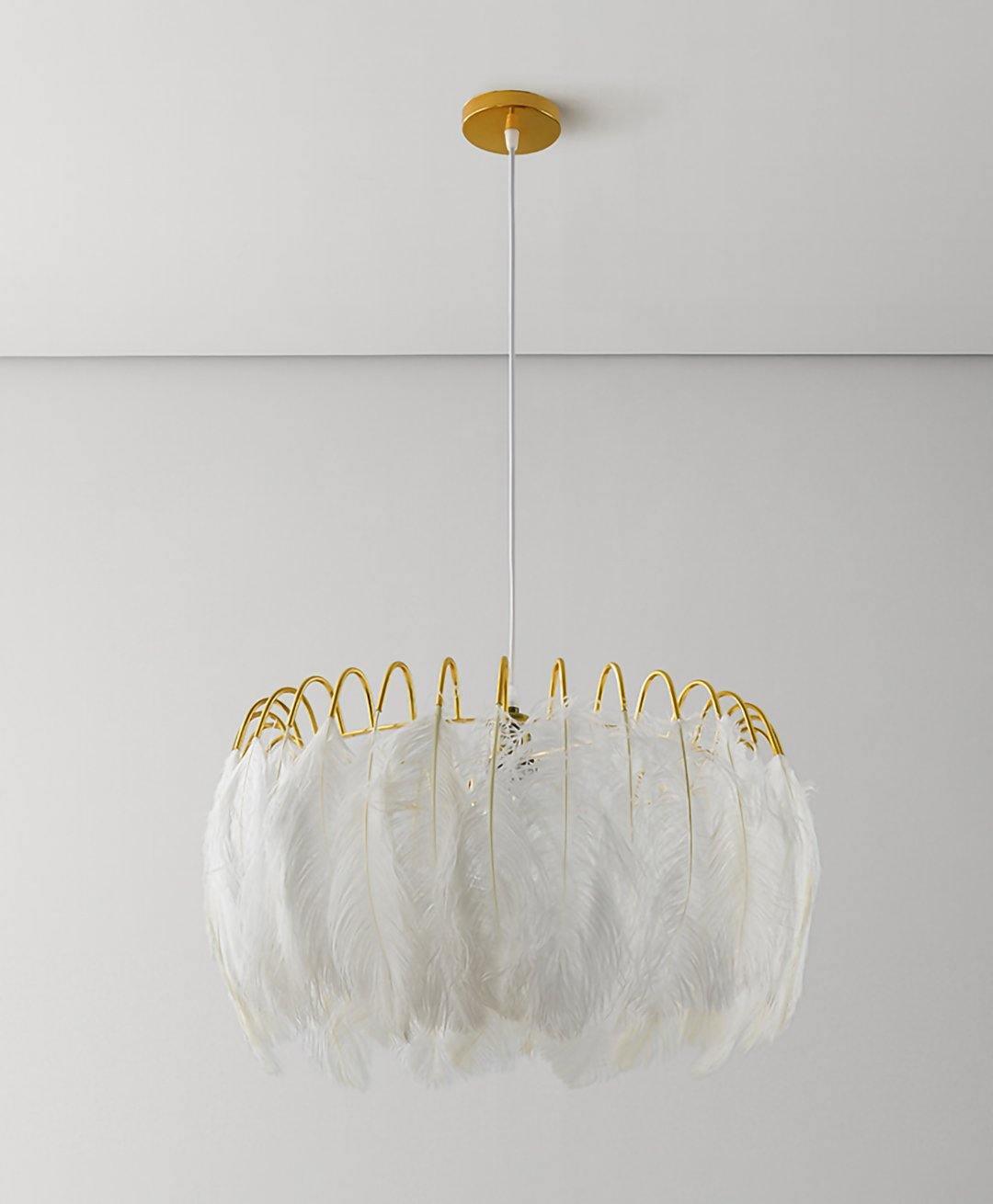 Imarisra Postmodern Luxury Feather Pendant Lamp