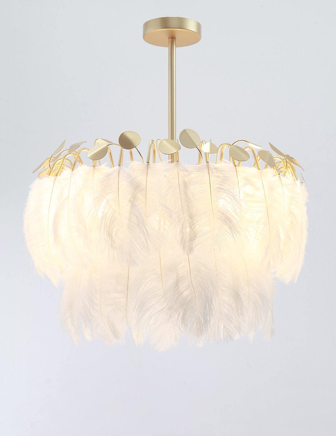 Imarisra Postmodern Luxury Feather Pendant Lamp