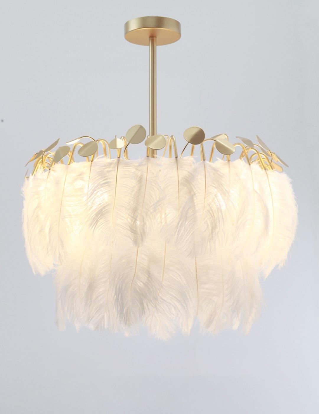 Imarisra Postmodern Luxury Feather Pendant Lamp