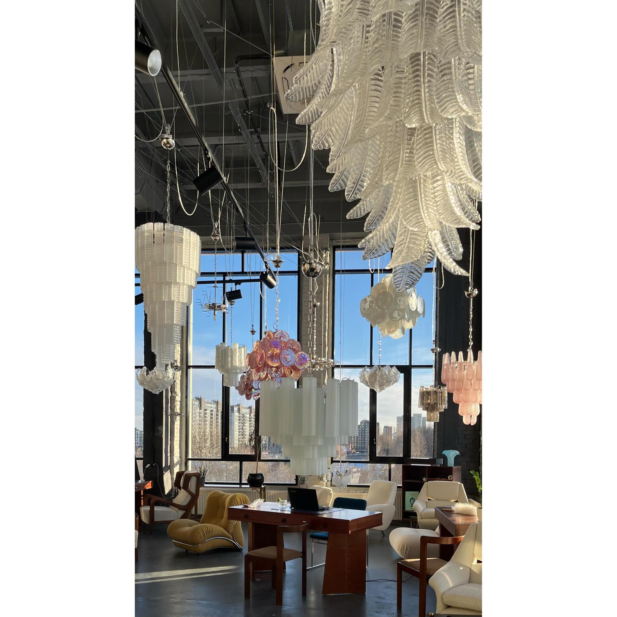 Amberina Chandelier