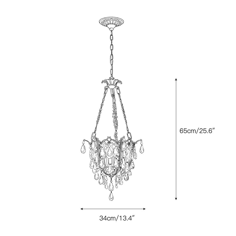 Opalina Crystal Chandelier