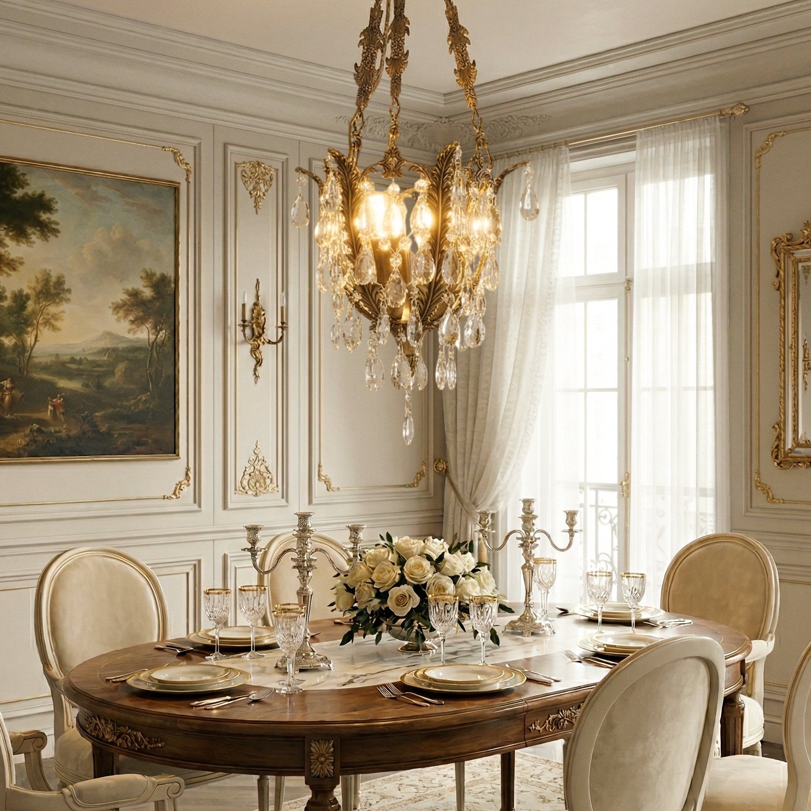 Opalina Crystal Chandelier