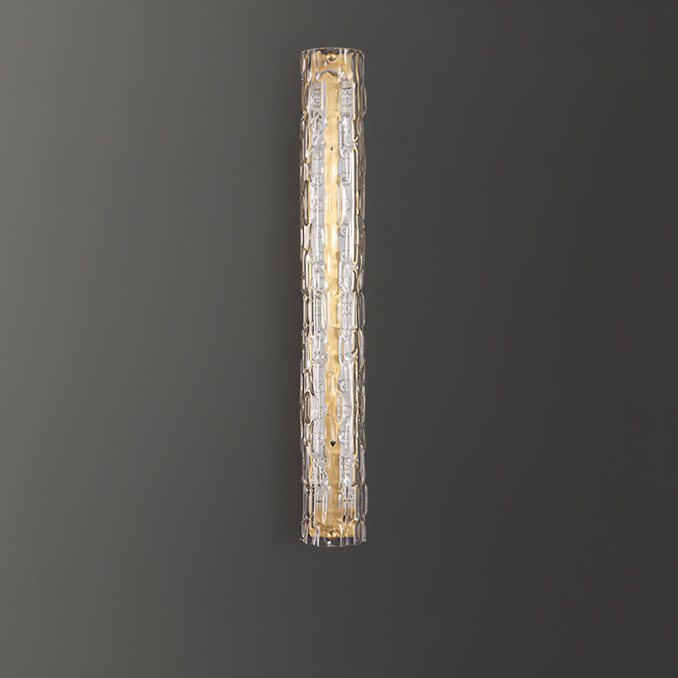 Bexley Brass Glass Glam Wall Lamp