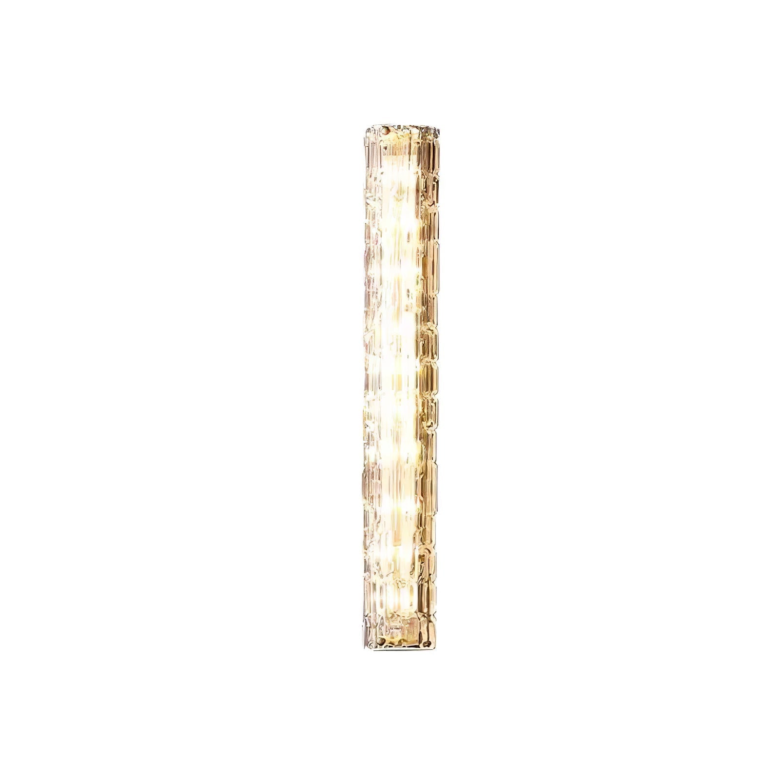 Lumix Brass Glass Glam Wall Lamp - Neutral Decor