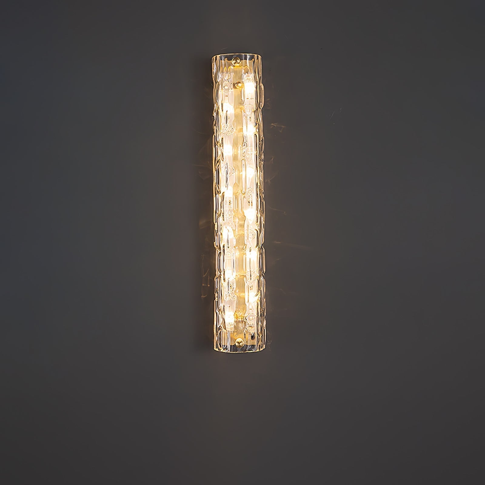 Bexley Brass Glass Glam Wall Lamp