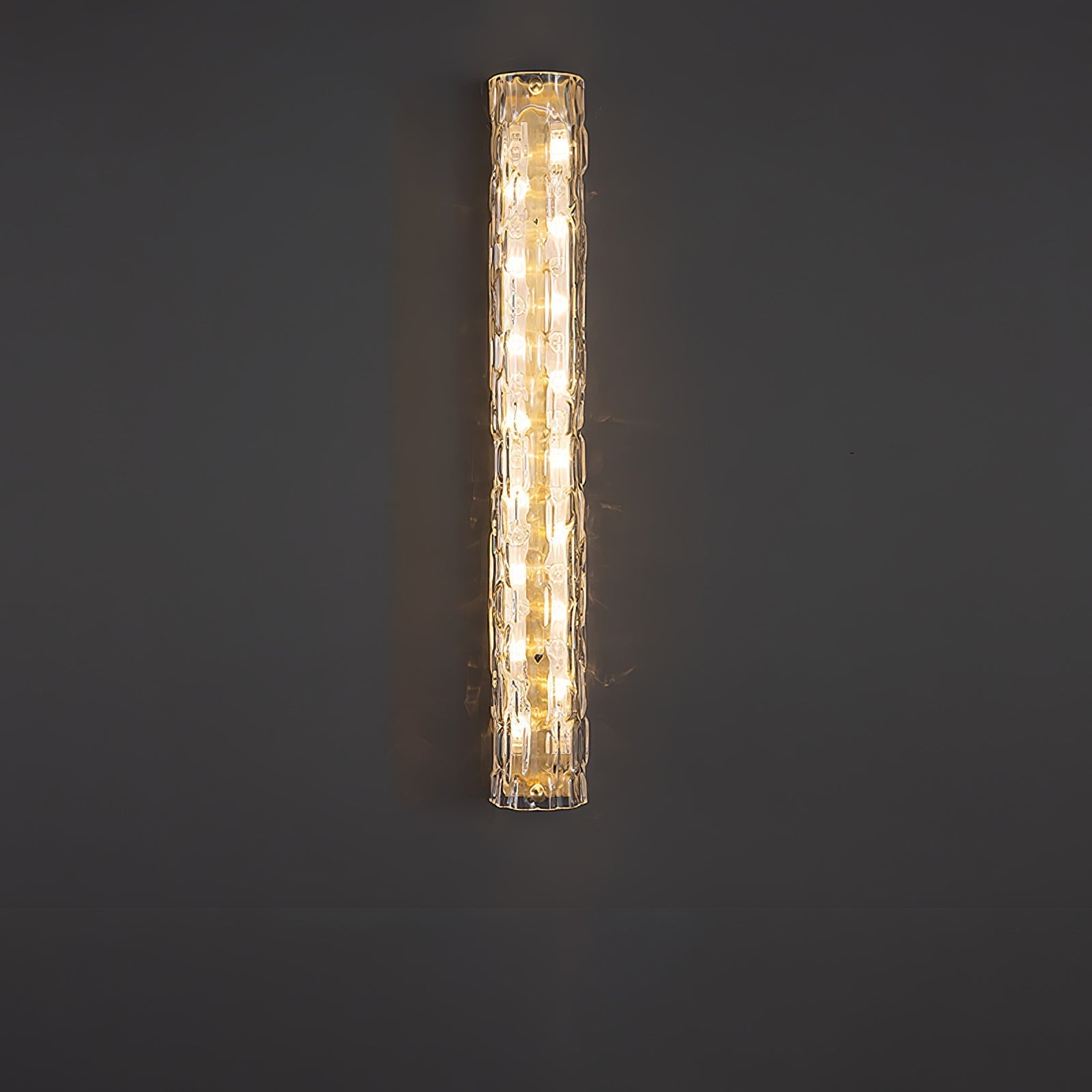 Bexley Brass Glass Glam Wall Lamp
