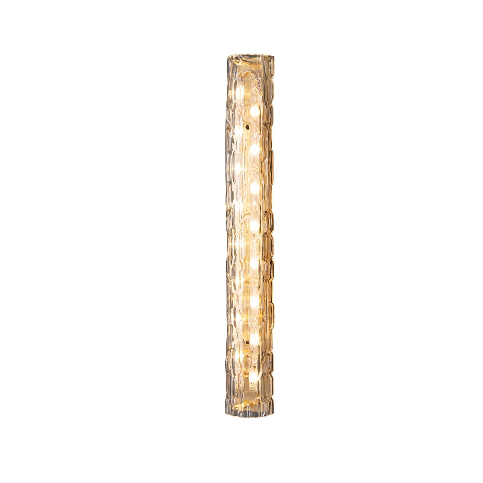 Bexley Brass Glass Glam Wall Lamp