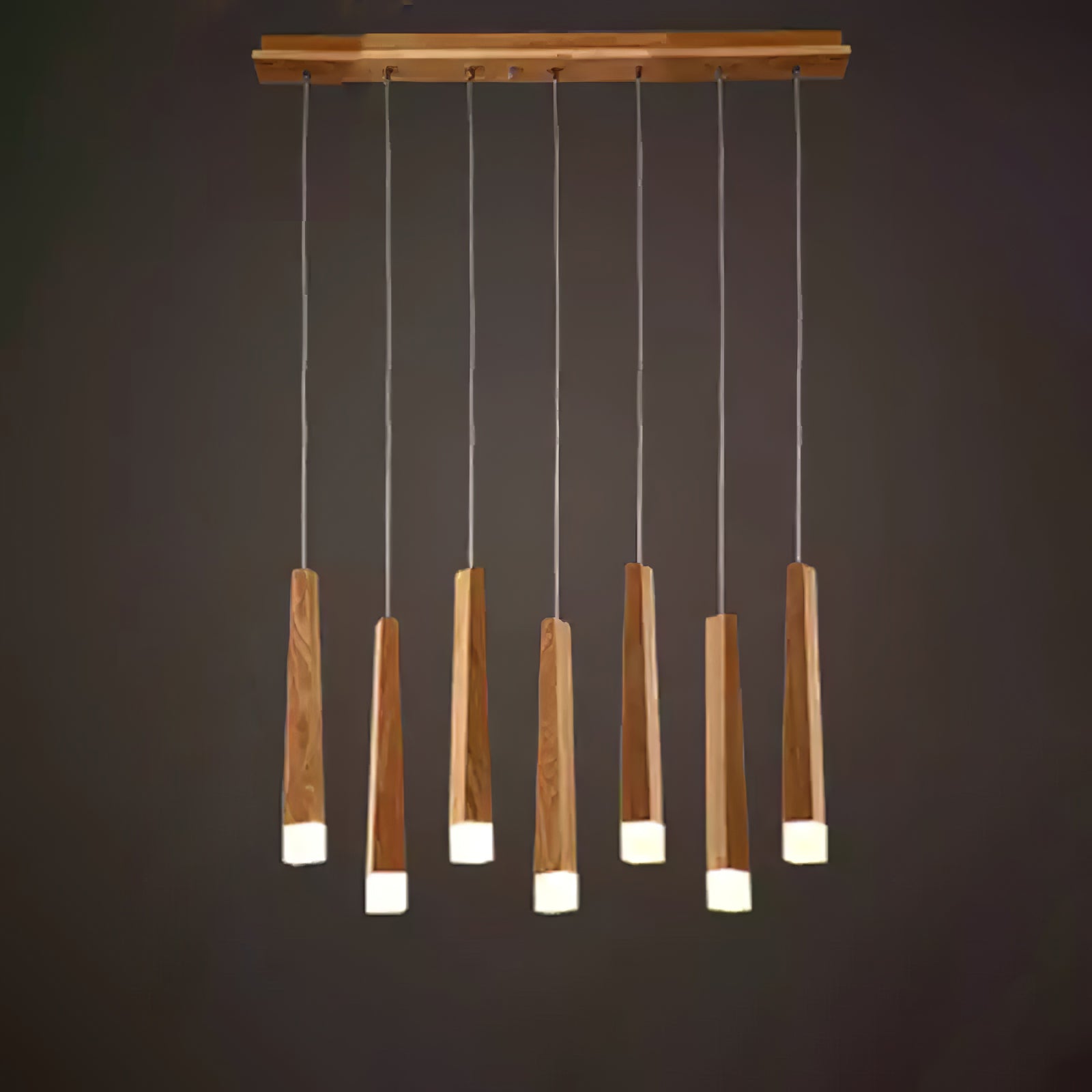 Sylielle Firewood Stick Wood Chandelier
