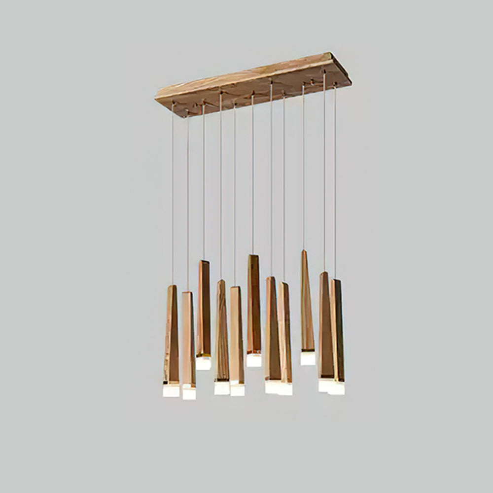 Sylielle Firewood Stick Wood Chandelier