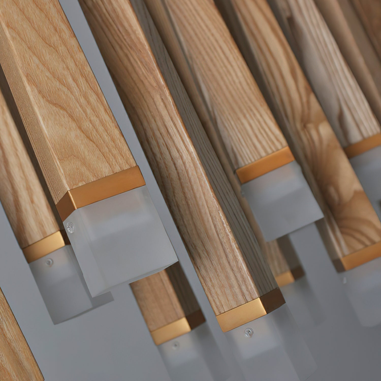 Sylielle Firewood Stick Wood Chandelier