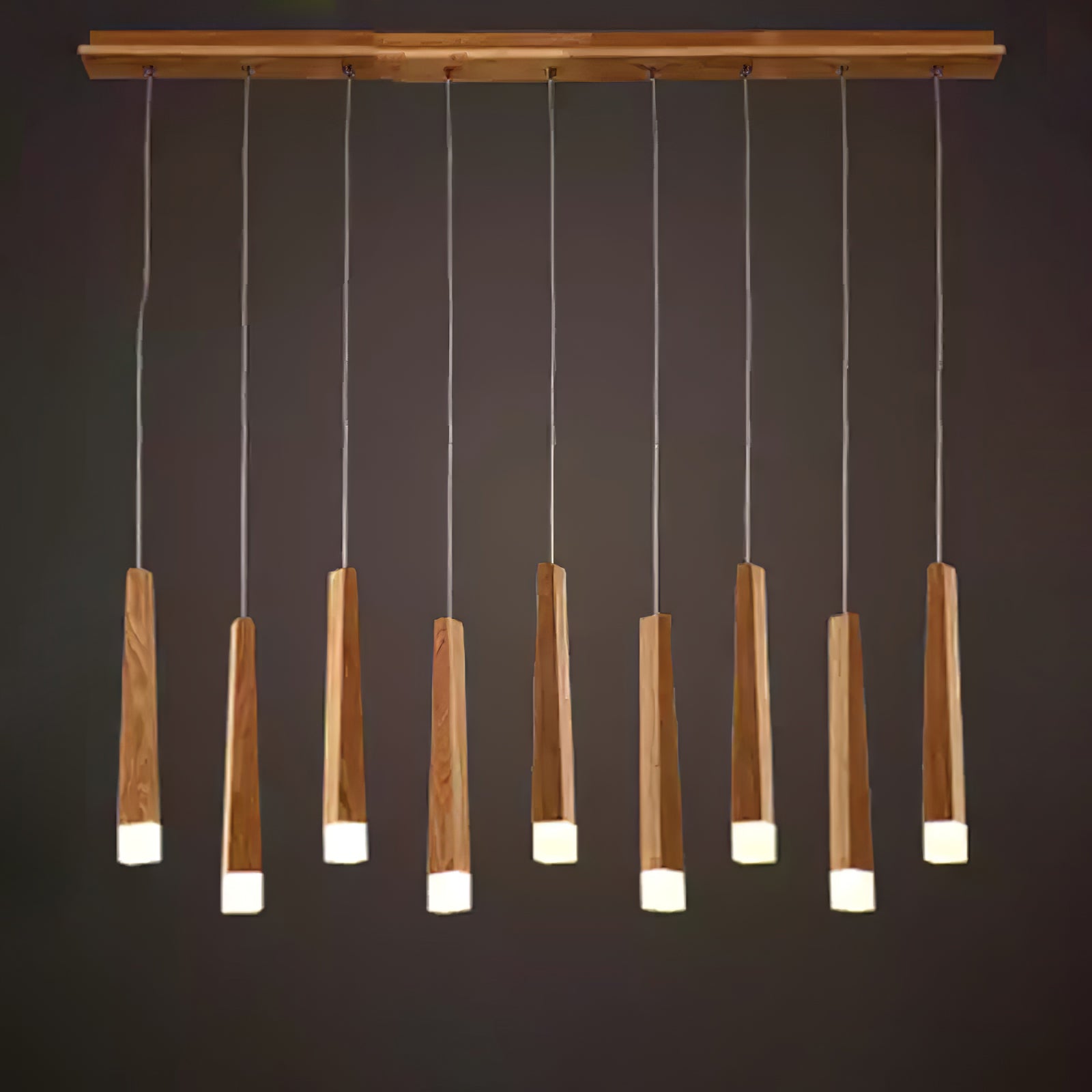 Sylielle Firewood Stick Wood Chandelier