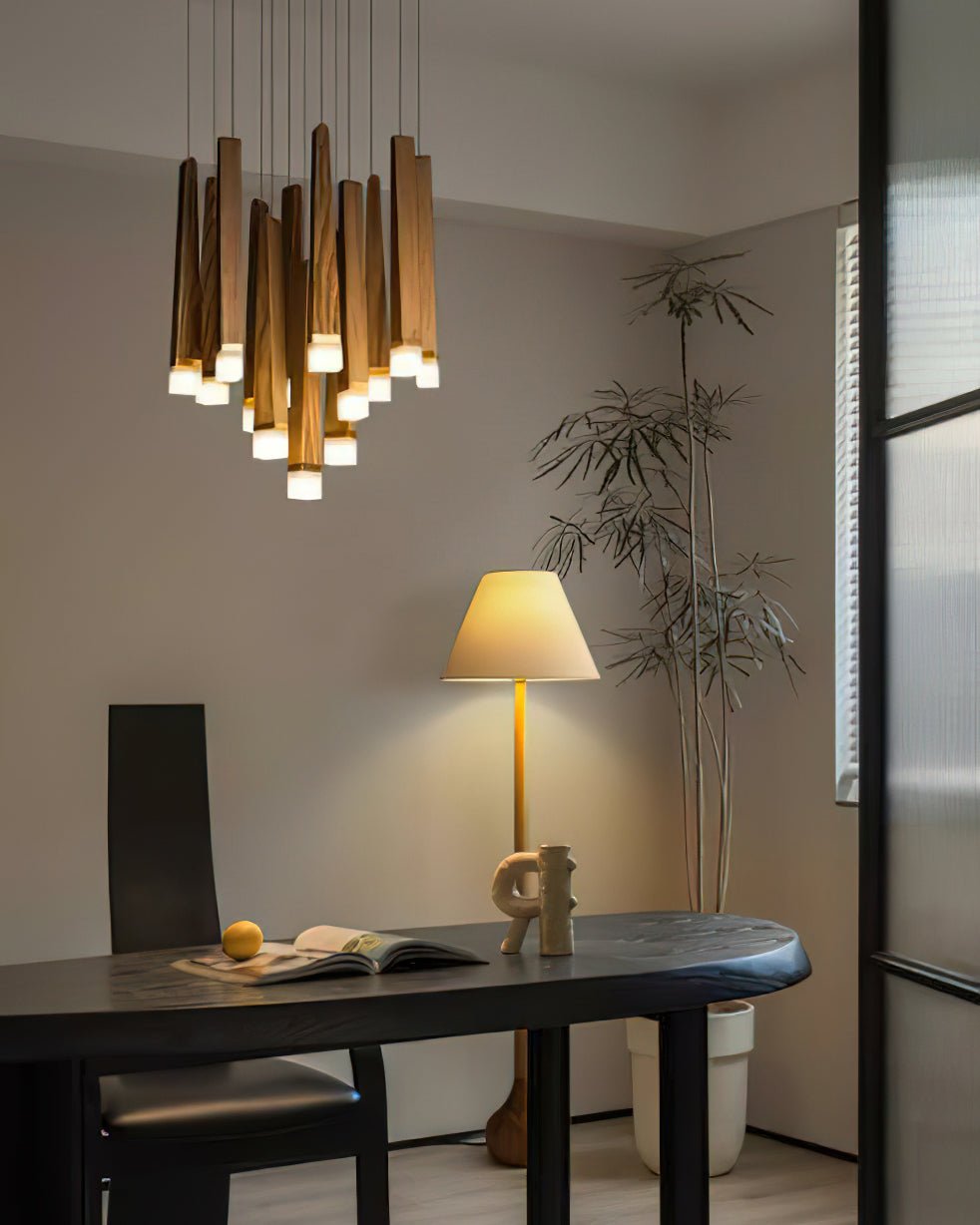 Sylielle Firewood Stick Wood Chandelier