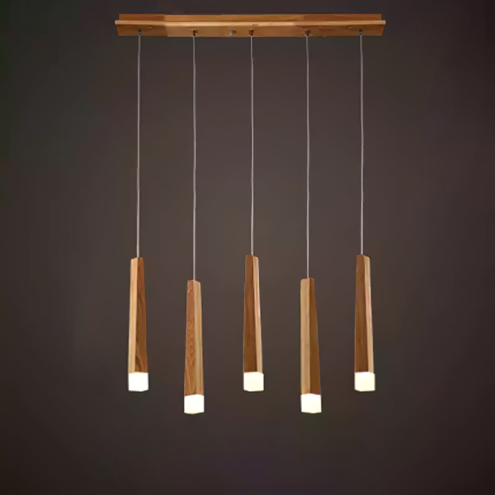 Sylielle Firewood Stick Wood Chandelier