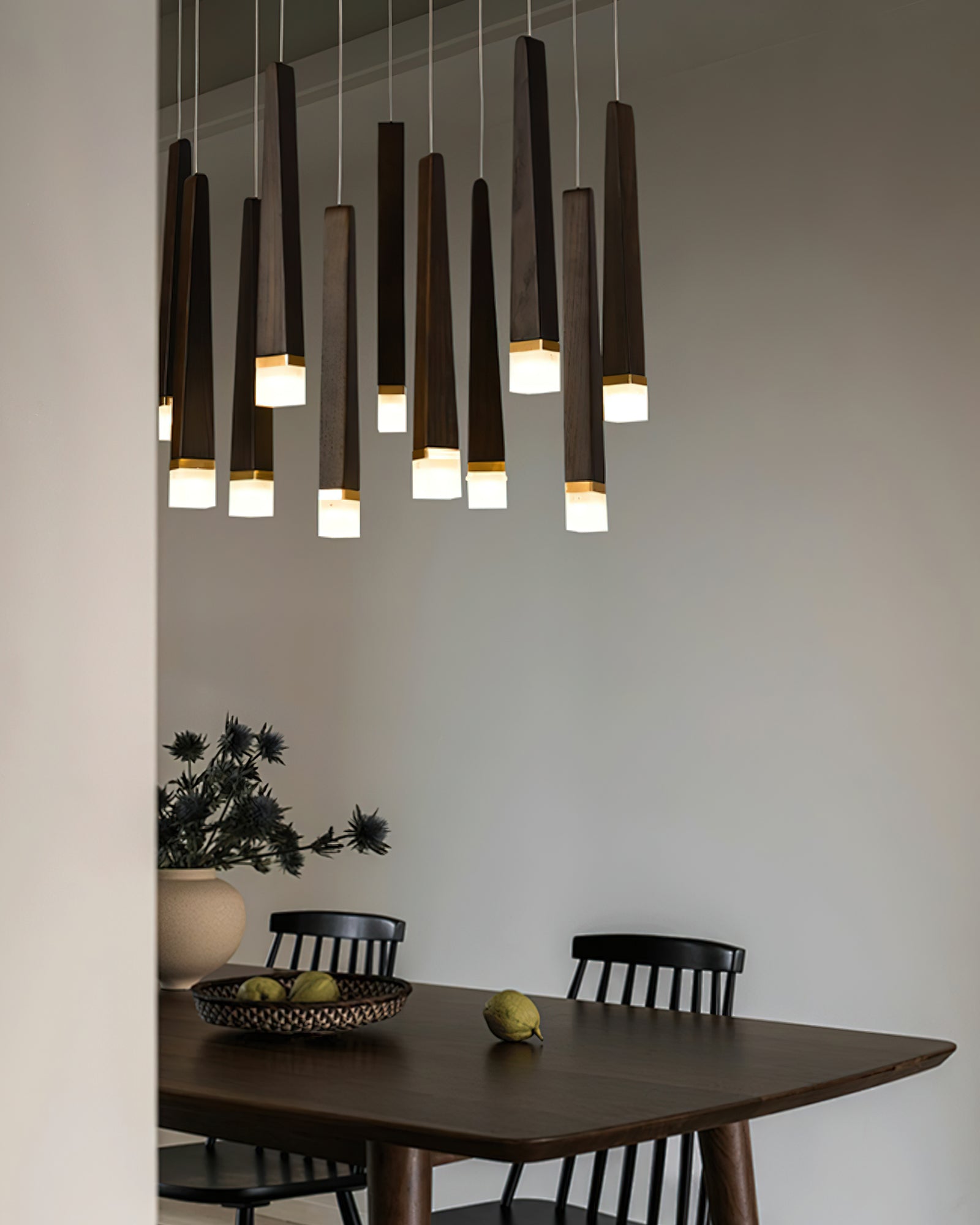 Sylielle Firewood Stick Wood Chandelier