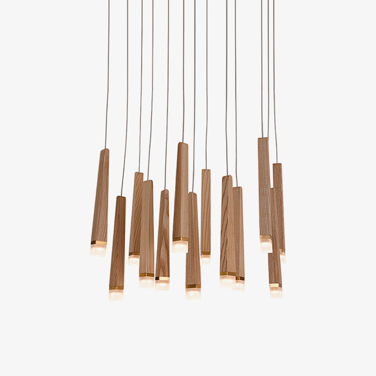 Sylielle Firewood Stick Wood Chandelier