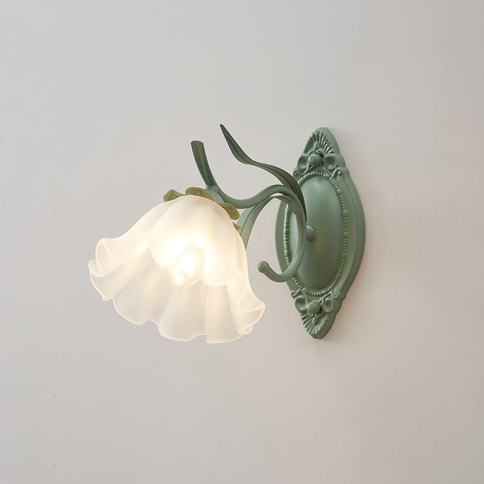 Oly Premium Nordic Art Flared Glass Wall Light