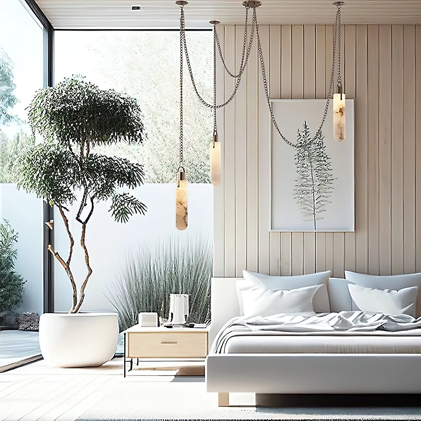 Bellmere Alabaster Pendant Light