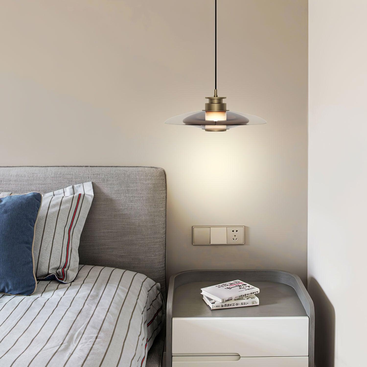 Borian Glass Futuristic Pendant Lamp