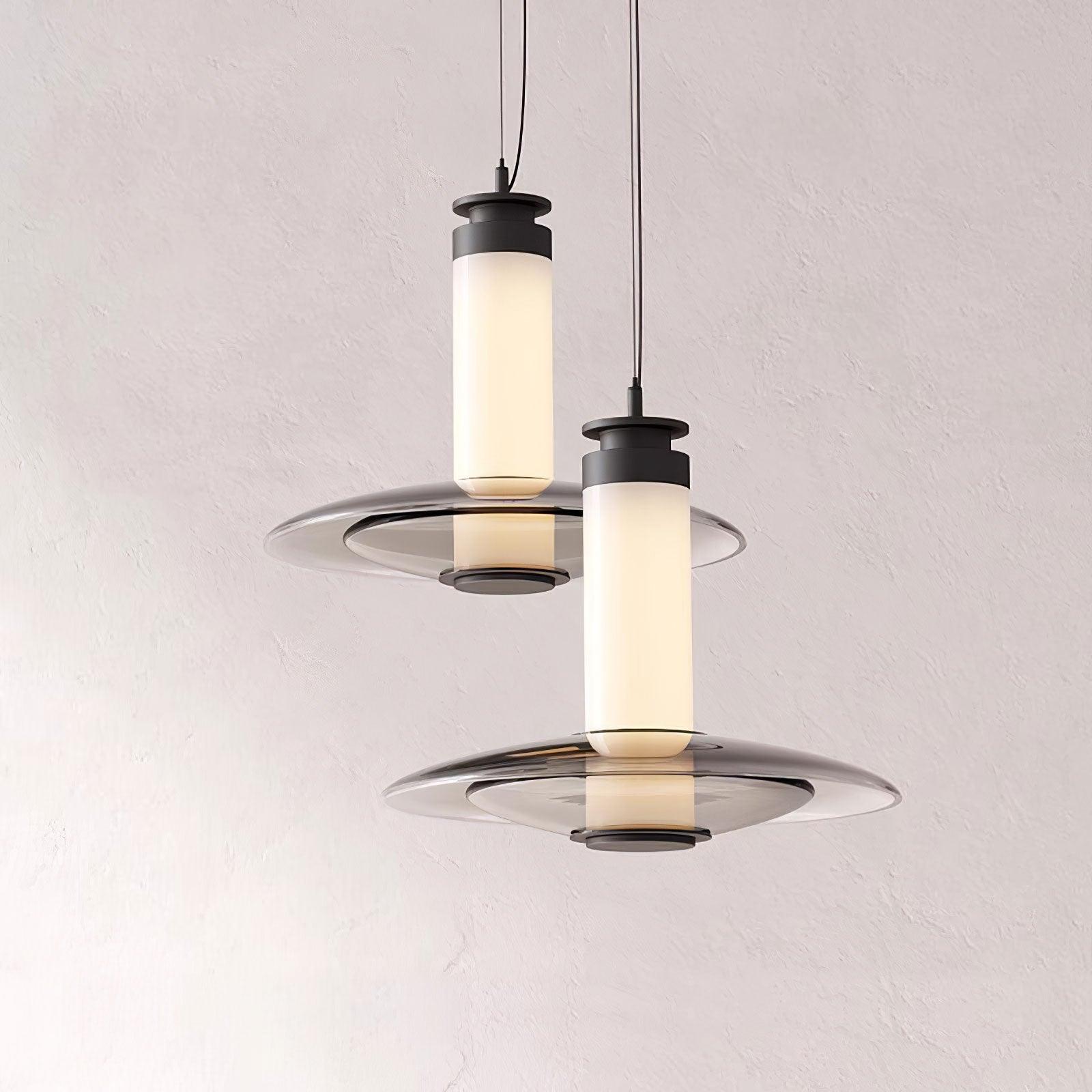 Borian Glass Futuristic Pendant Lamp