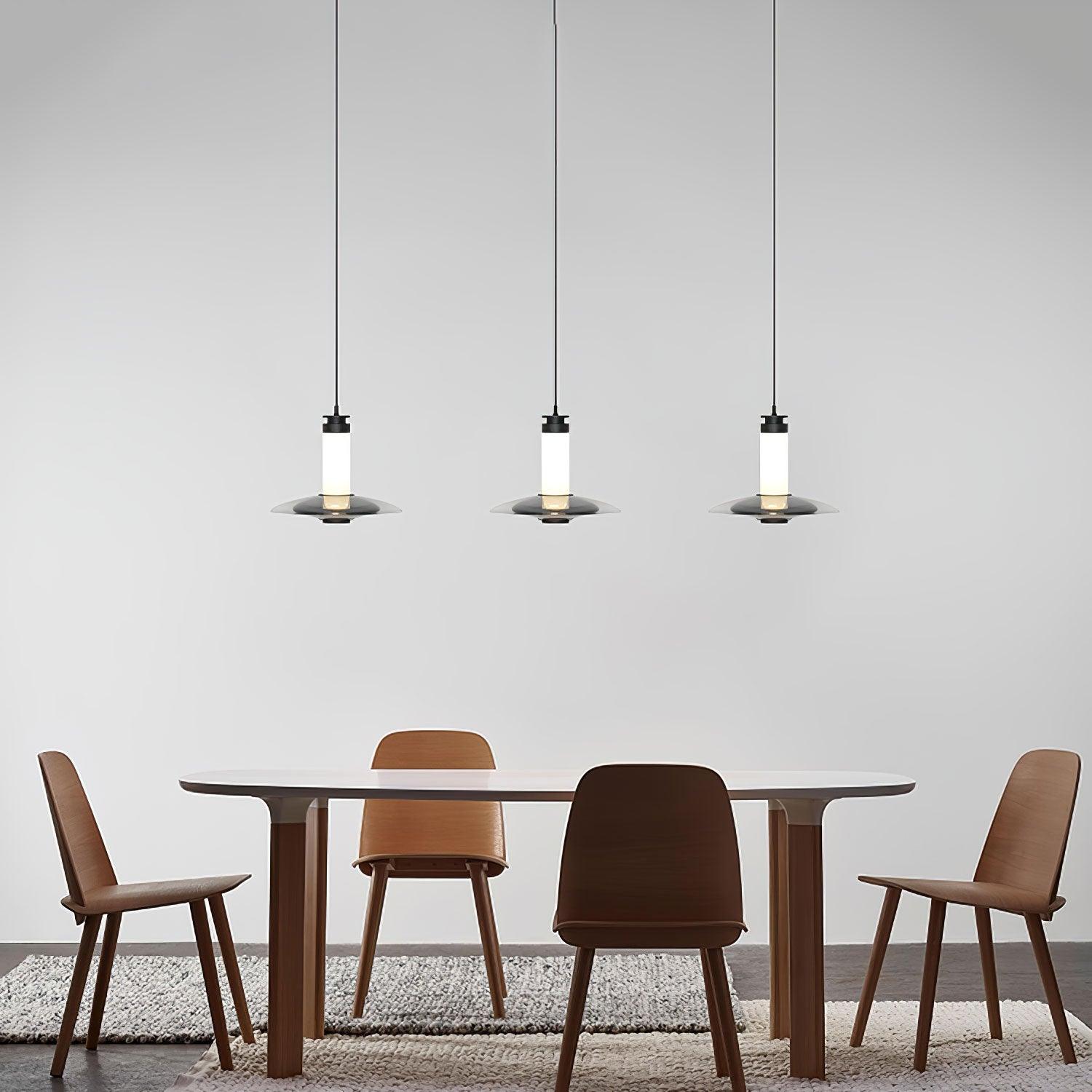 Borian Glass Futuristic Pendant Lamp