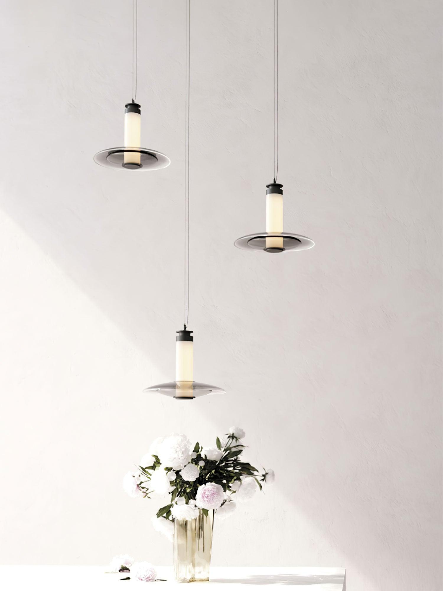 Borian Glass Futuristic Pendant Lamp