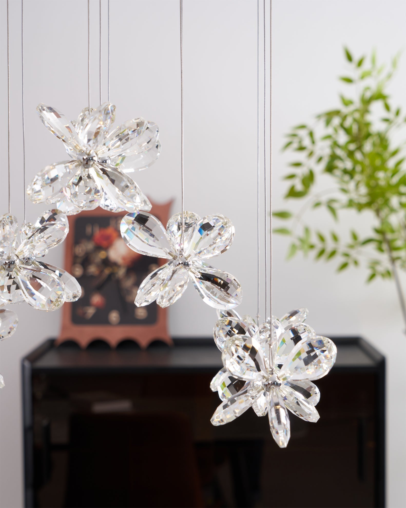 Dune Chandelier Crystal Butterfly Floral Cluster